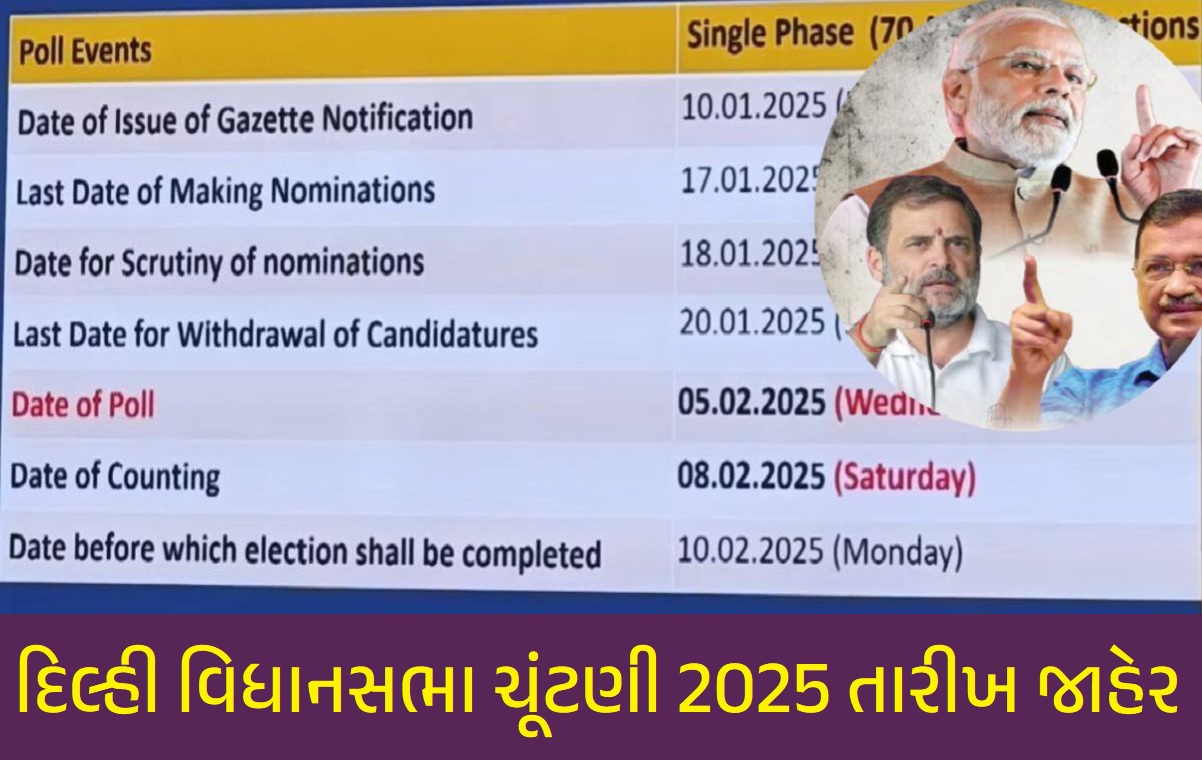 Delhi Election 2025 Dates